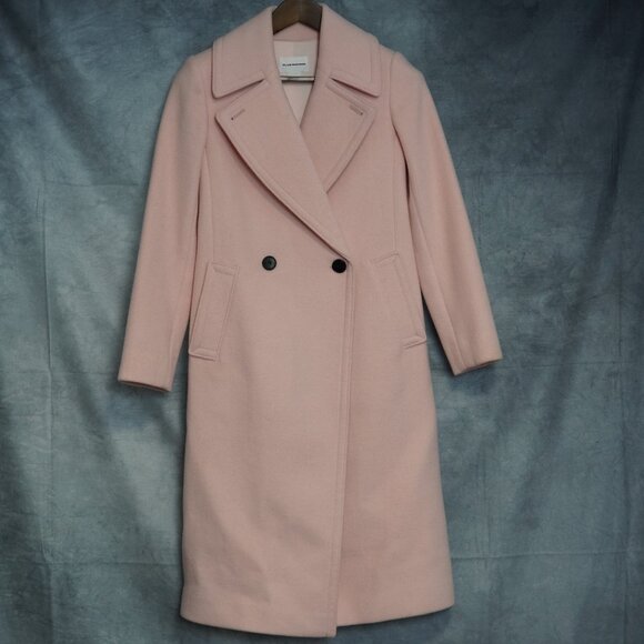 Club Monaco Daylina Wool Blend Coat Light Pink XS - Picture 1 of 12